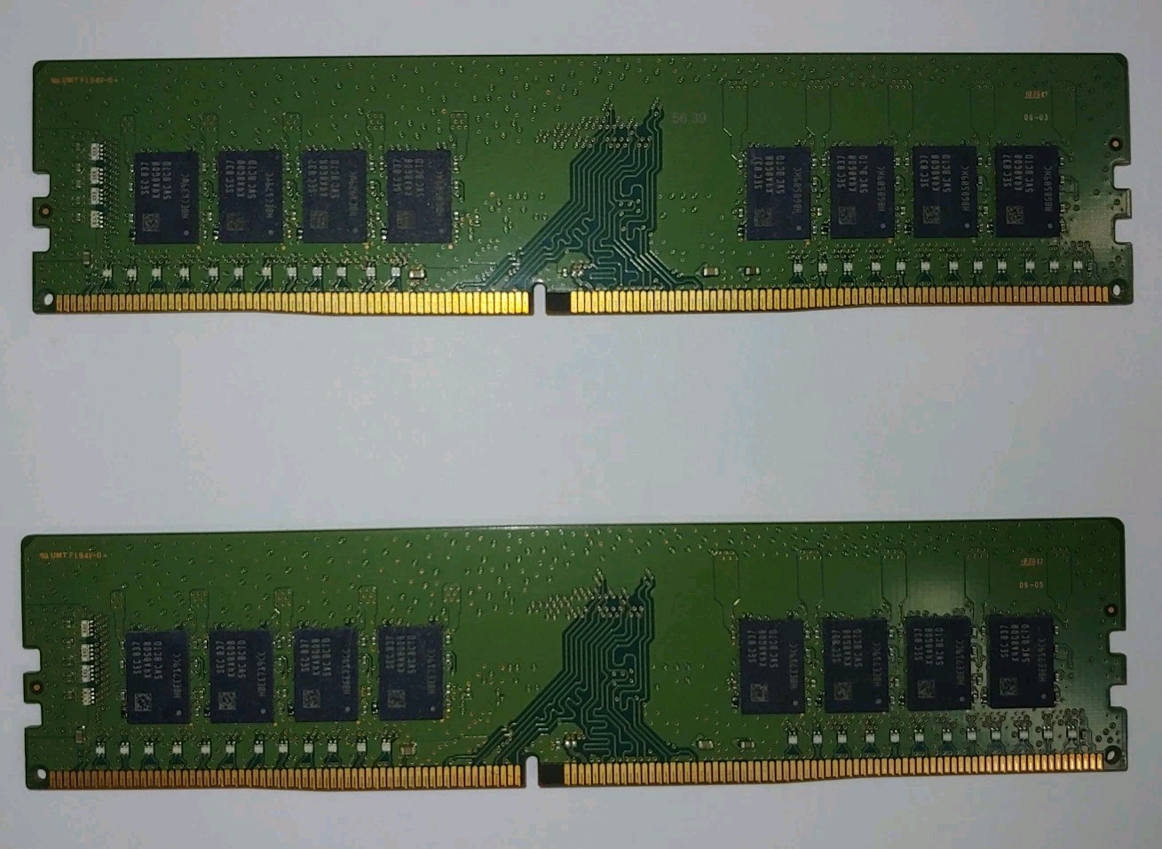2 Sticks 16GB (32GB) 2RX8 PC4-2666V-UB1-11 Desktop RAM Samsung Non-ECC