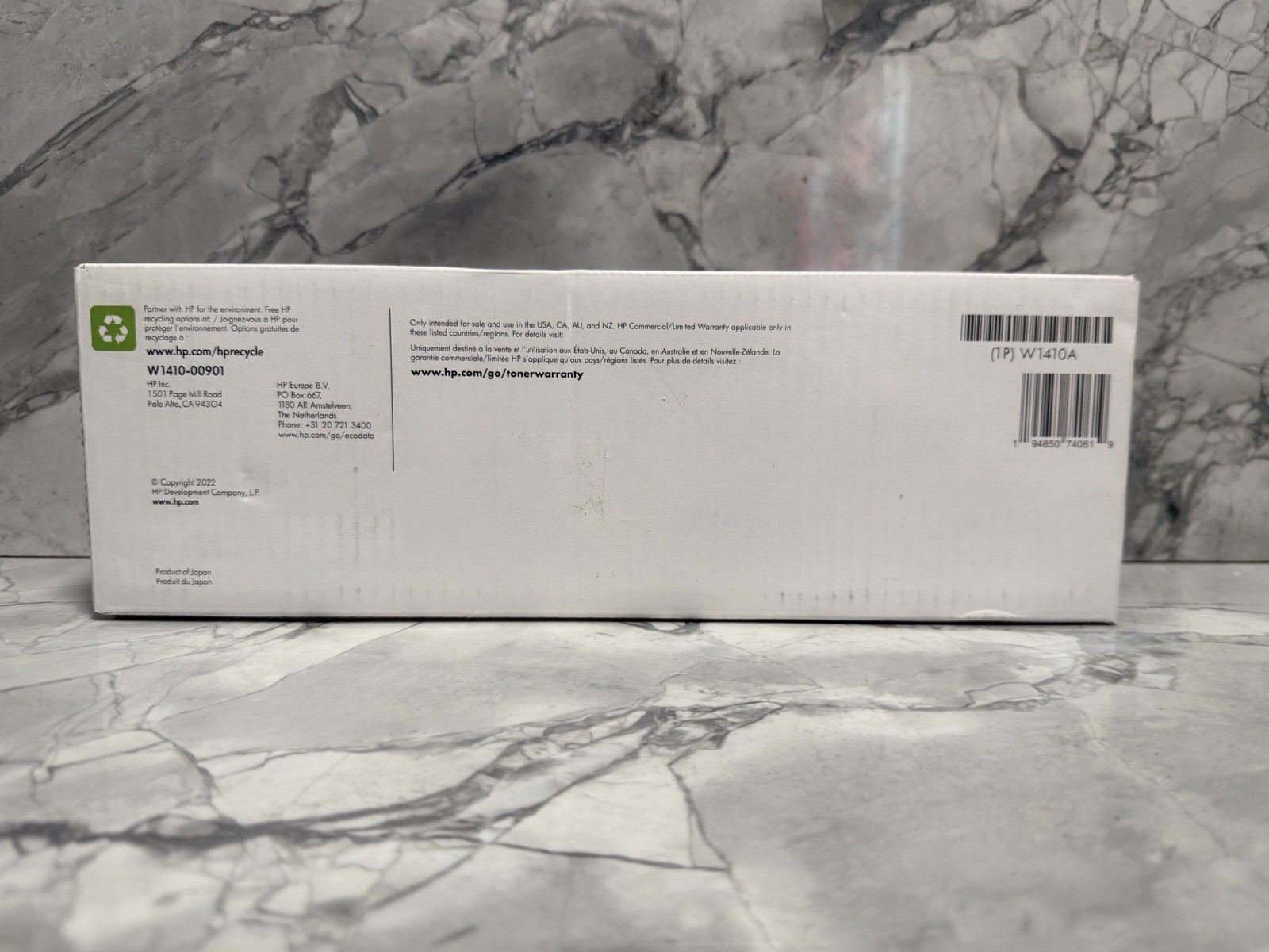 HP Genuine 141A Black Toner Cartridge W1410A Sealed