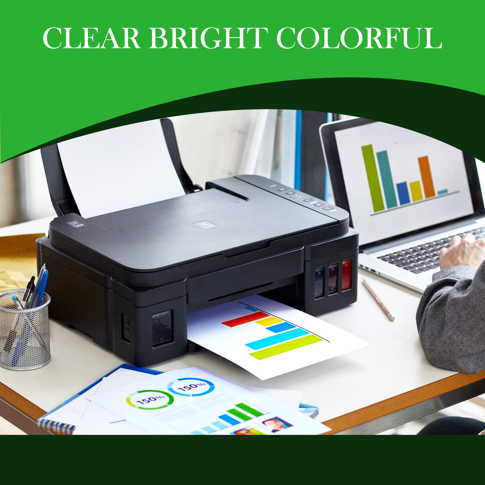 64XL XXL Black Color Ink Cartridge 64 XL for HP Envy 7155 7158 7855 7858 Printer