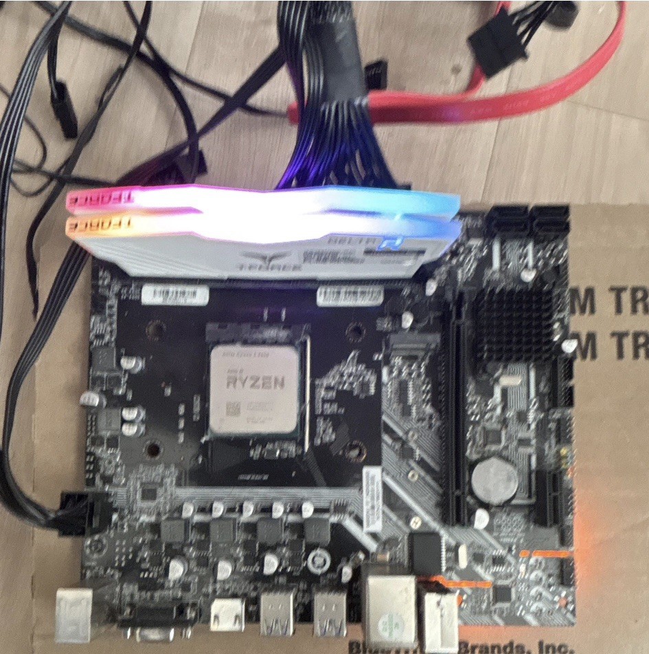 Ryzen 5 5600 + B450M Combo | 16GB 3200MHz RAM — Ready to Game!