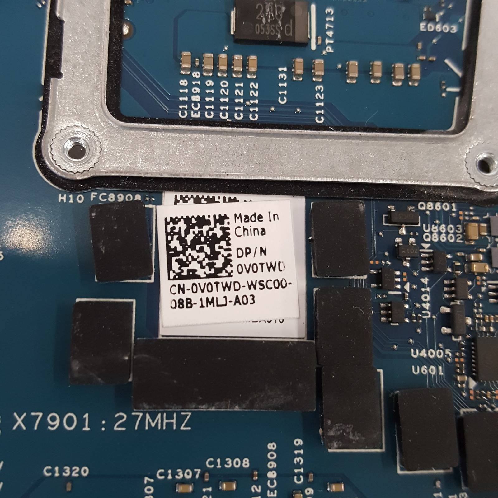 DELL Precision 17 5750 XEON W-10885M CPU + RTX 3000 MOTHERBOARD – V0TWD