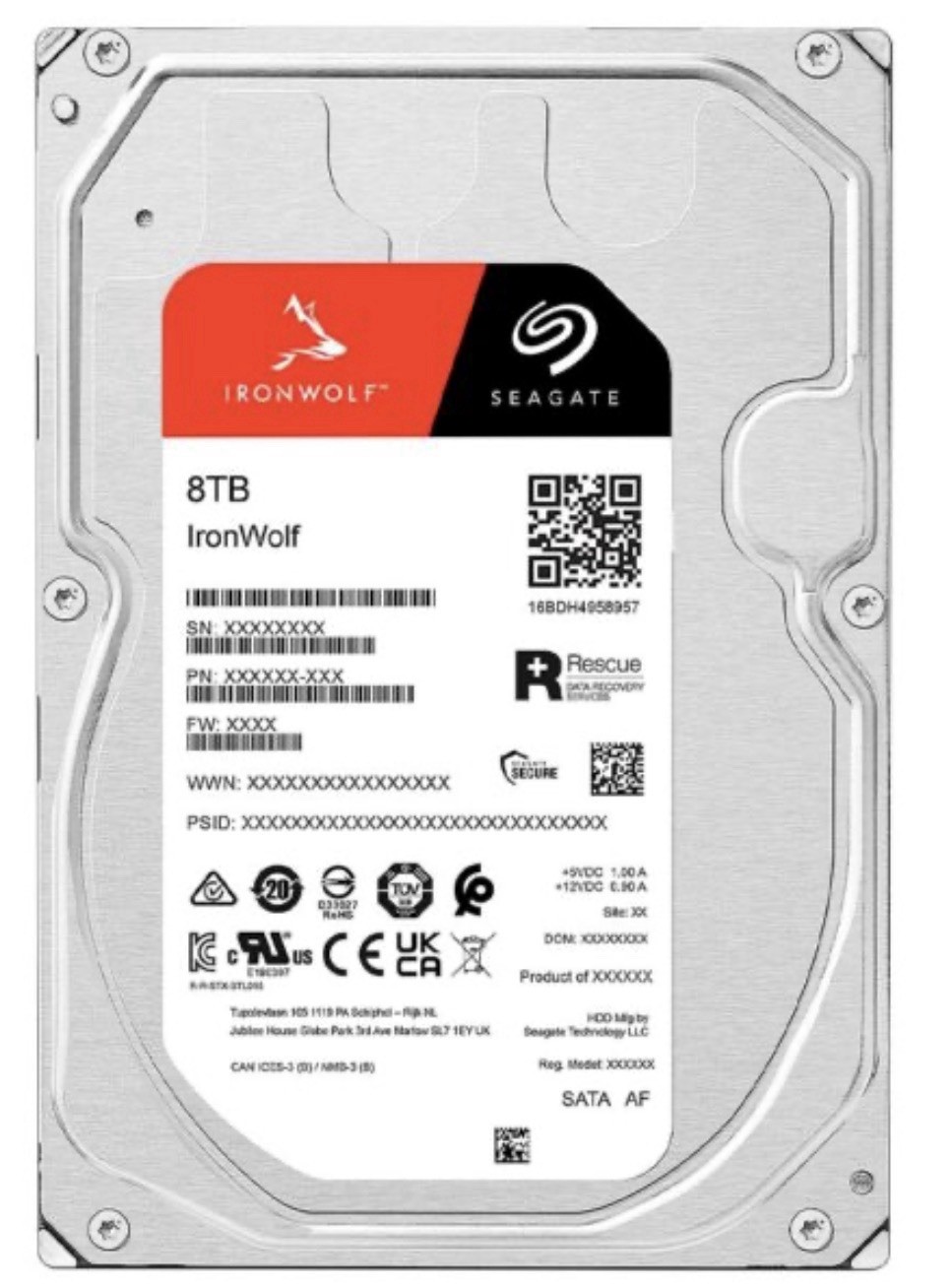 8TB IRON WOLF SATA 7.2K RPM