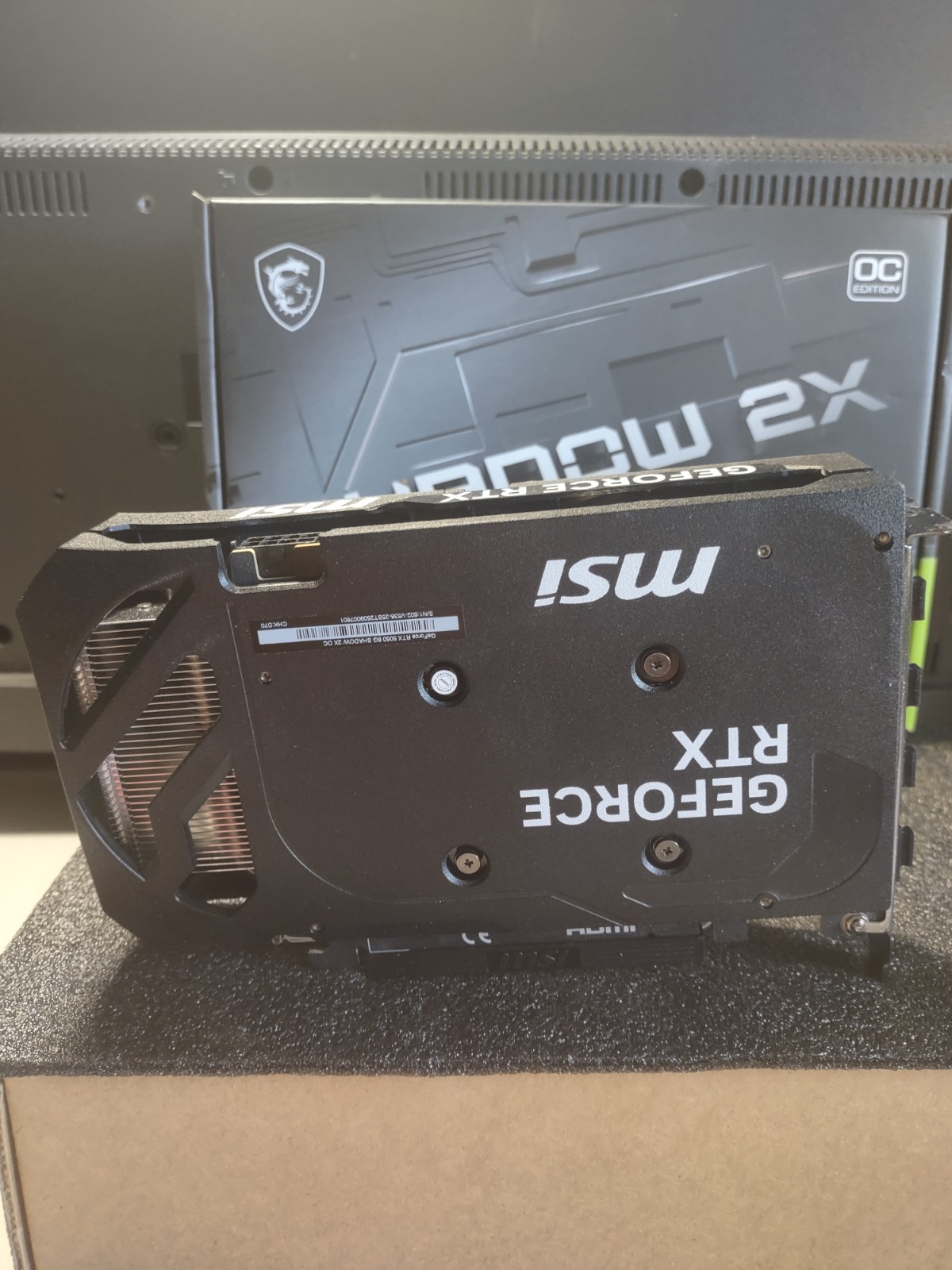 MSI GeForce RTX 5050 SHADOW 2X OC 8GB GDDR6 Graphics Card – In Original Box