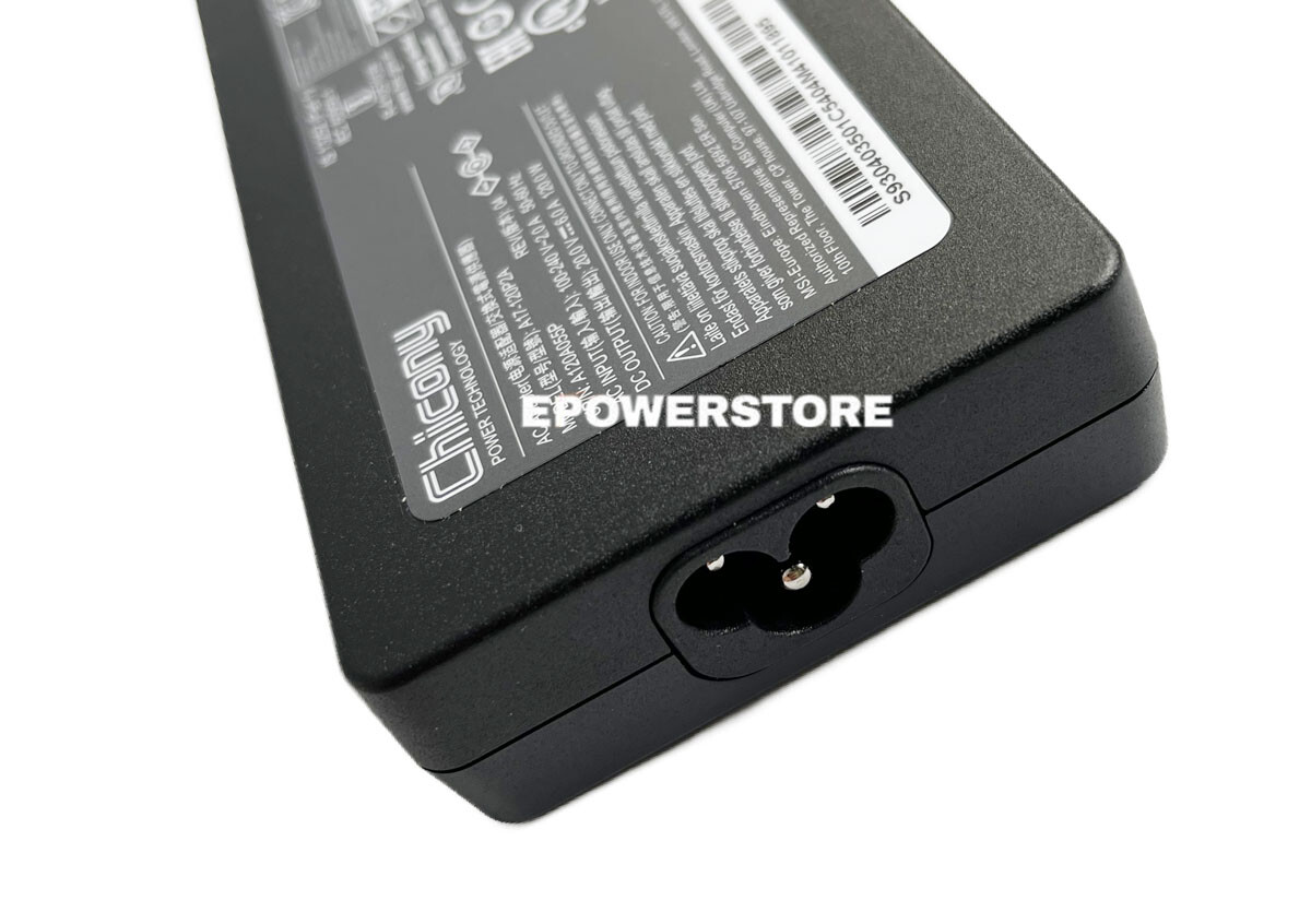 Original Chicony 6A 120W AC Adapter Charger For MSI GF63 Thin 11UC UD A17-120P2A