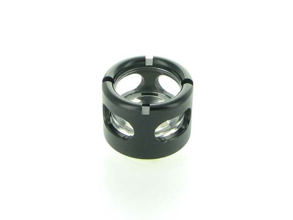 Monsoon Free Center Hardline Compression Fittings 3/8 x 1/2 4 Pack Matte Black