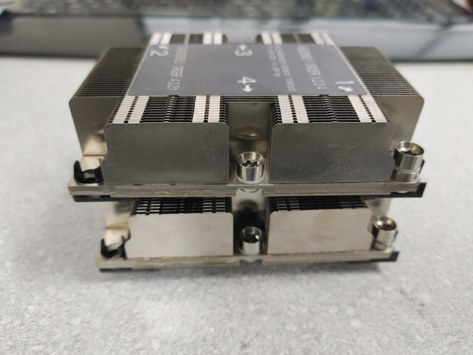 lot of 2 Supermicro SNK-P0067PS LGA3647-0 1U X11 Scalable Passive CPU Heatsink