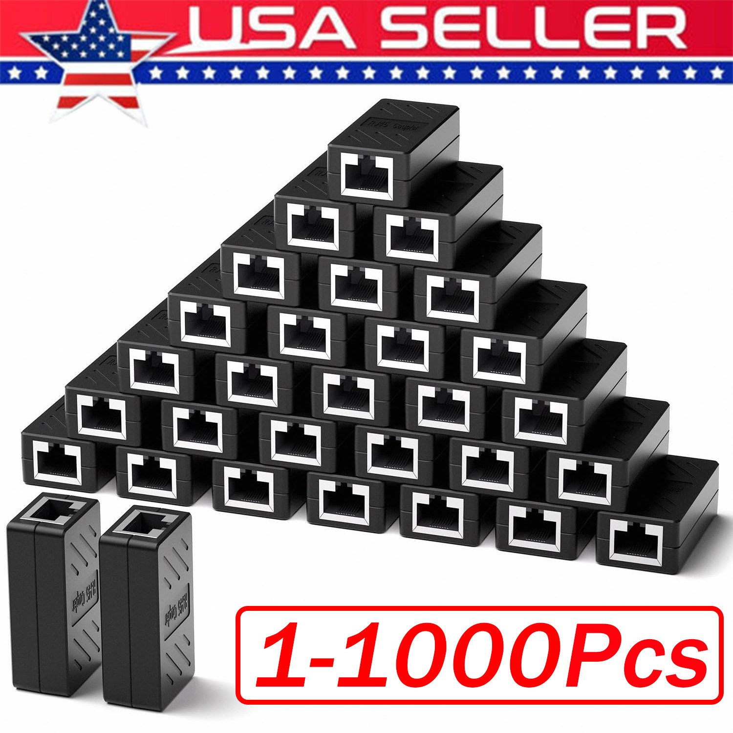 RJ45 Inline Coupler Cat7 Cat6 Cat5e Cat5 Ethernet LAN Network Cable Adapter Lot