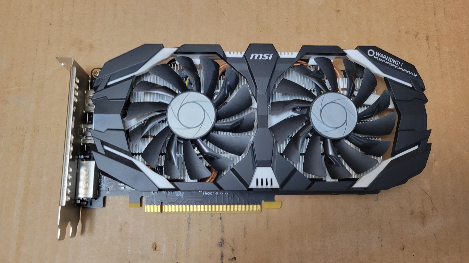 MSI GeForce GTX 1060 3GB OC GDDR5 Graphics Card