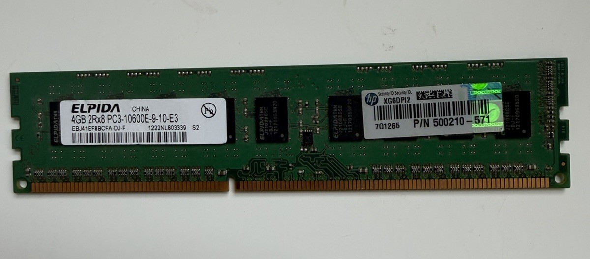 Intel Xeon E5620 LGA 1366 4 Core CPU + 16GB DDR3 PC3-10600E ECC Server RAM Combo