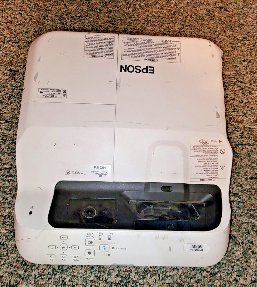 Epson BrightLink 695Wi H740A 3LCD Projector Parts Only