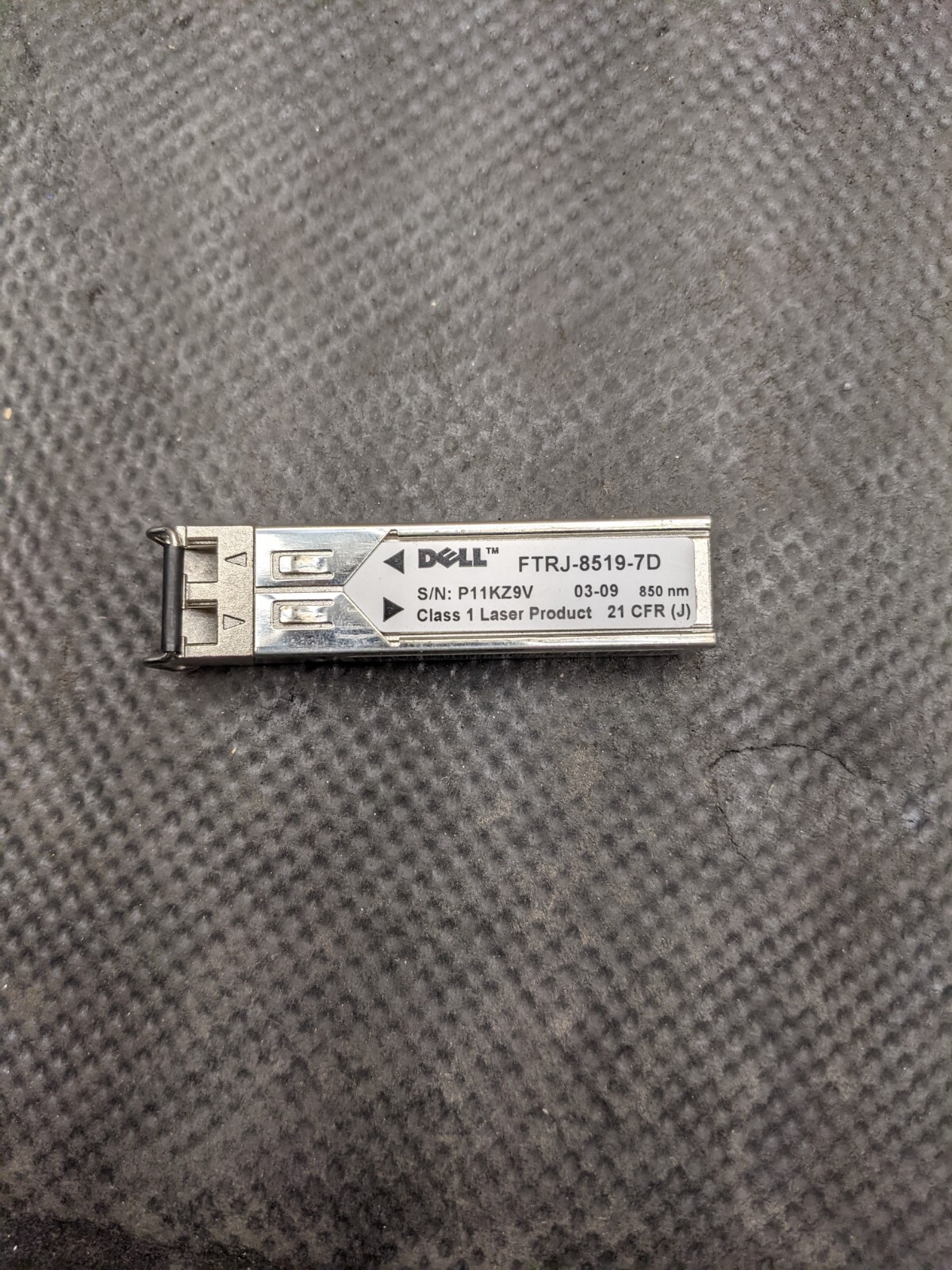 Dell Optical Transceivers Class 1 Laser Product FTRJ-8519-7D