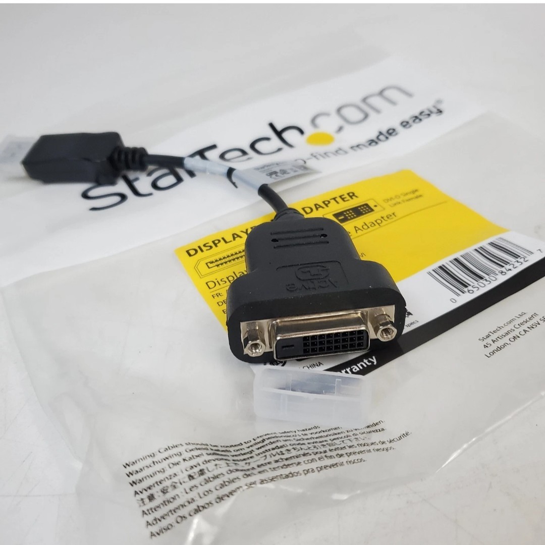 2 StarTech DP2DVIS DisplayPort to DVI Active Adapter New