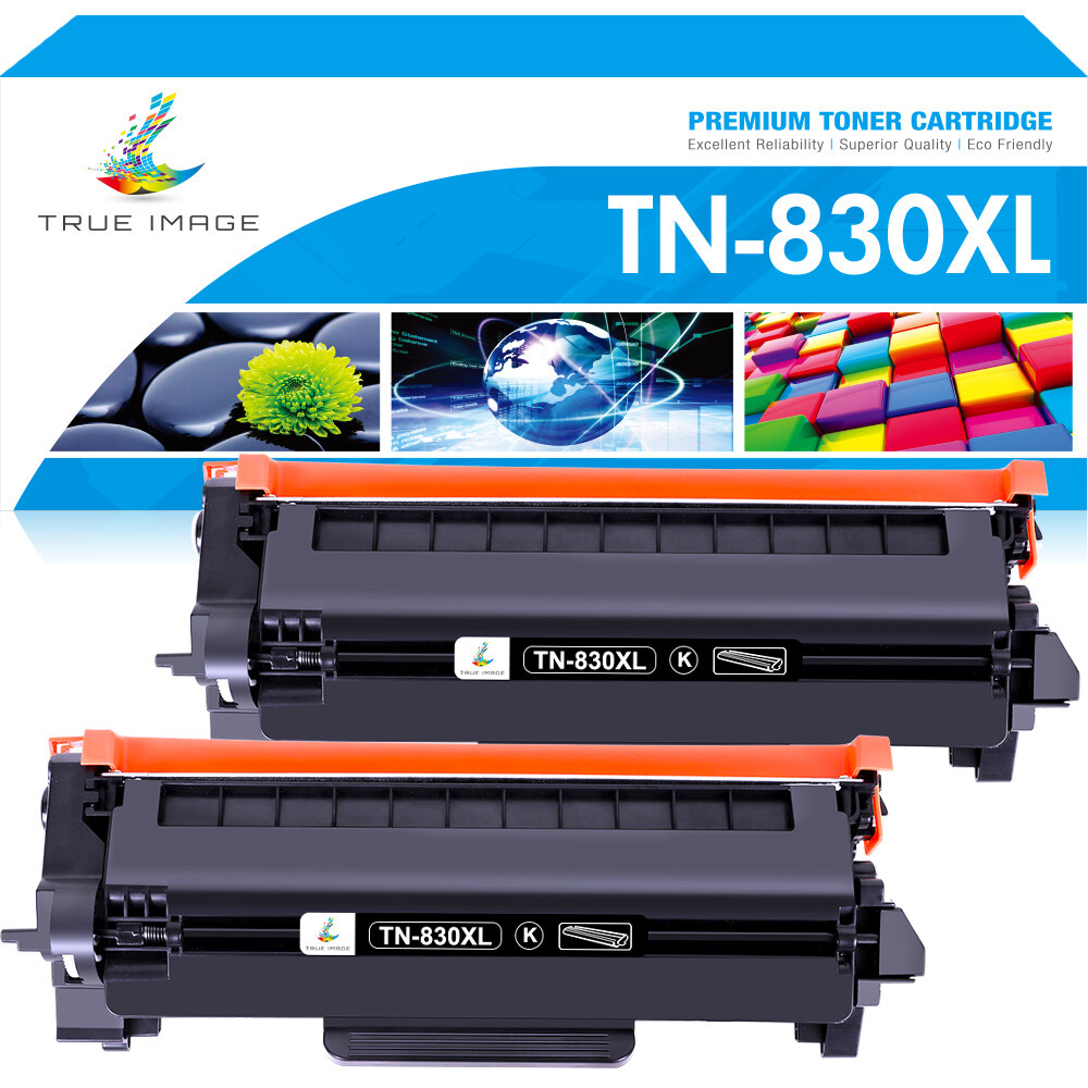 1-2PK TN830 TN830XL Toner Cartridge for Brother HL-L2460DW MFC-L2820DW lot