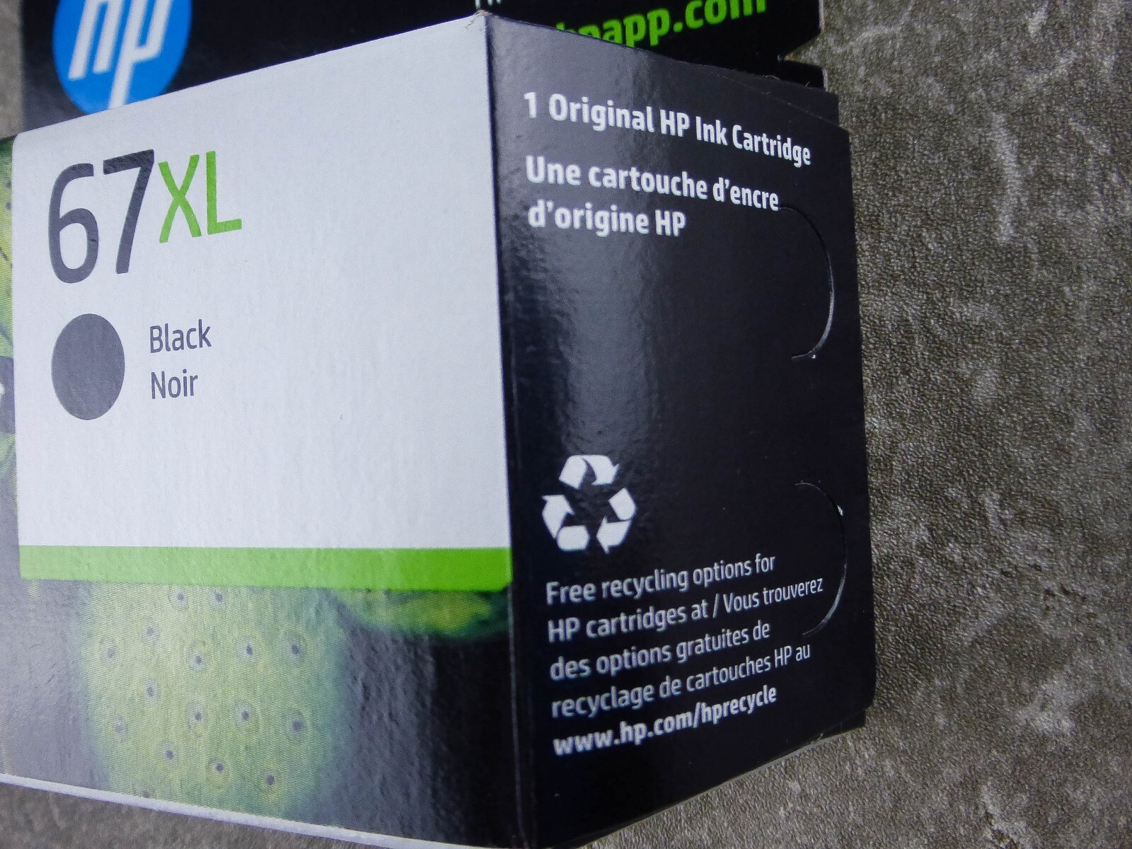 HP 67XL Ink Cartridge Black ~ 240 pages – New Fresh Factory Boxed