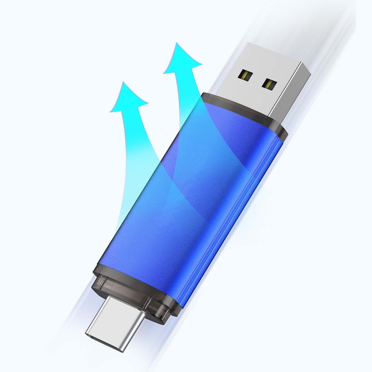 32GB USB 2.0 Type C Flash Drive OTG Dual Port Memory Stick For Smart Phone