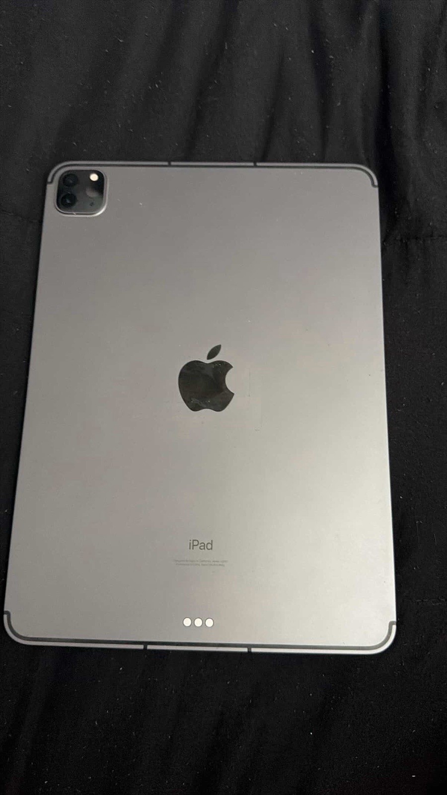 Apple iPad Pro Tablet Gray Built-In Front & Rear Camera iPadOS