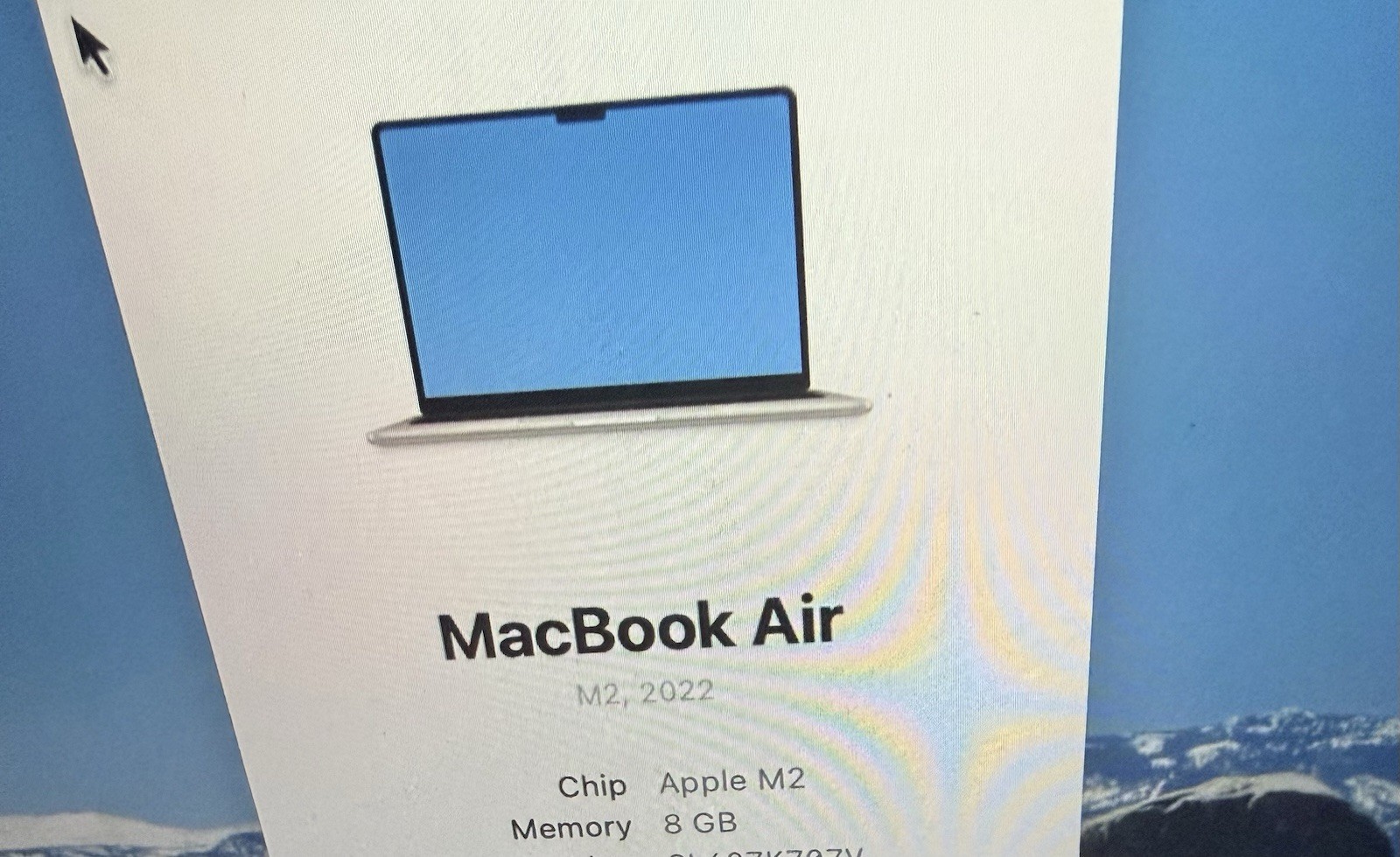 Apple MacBook Air 13.6″ Gray M2 8GB 256GB SSD (2022) macOS USB-C 2560×1664