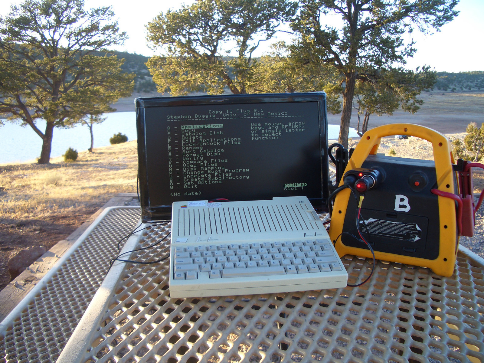 APPLE IIc: BATTERY PORTABILITY KIT; RUN IIc ON 12v SOURCE! $22.22 + $8.45 S/H