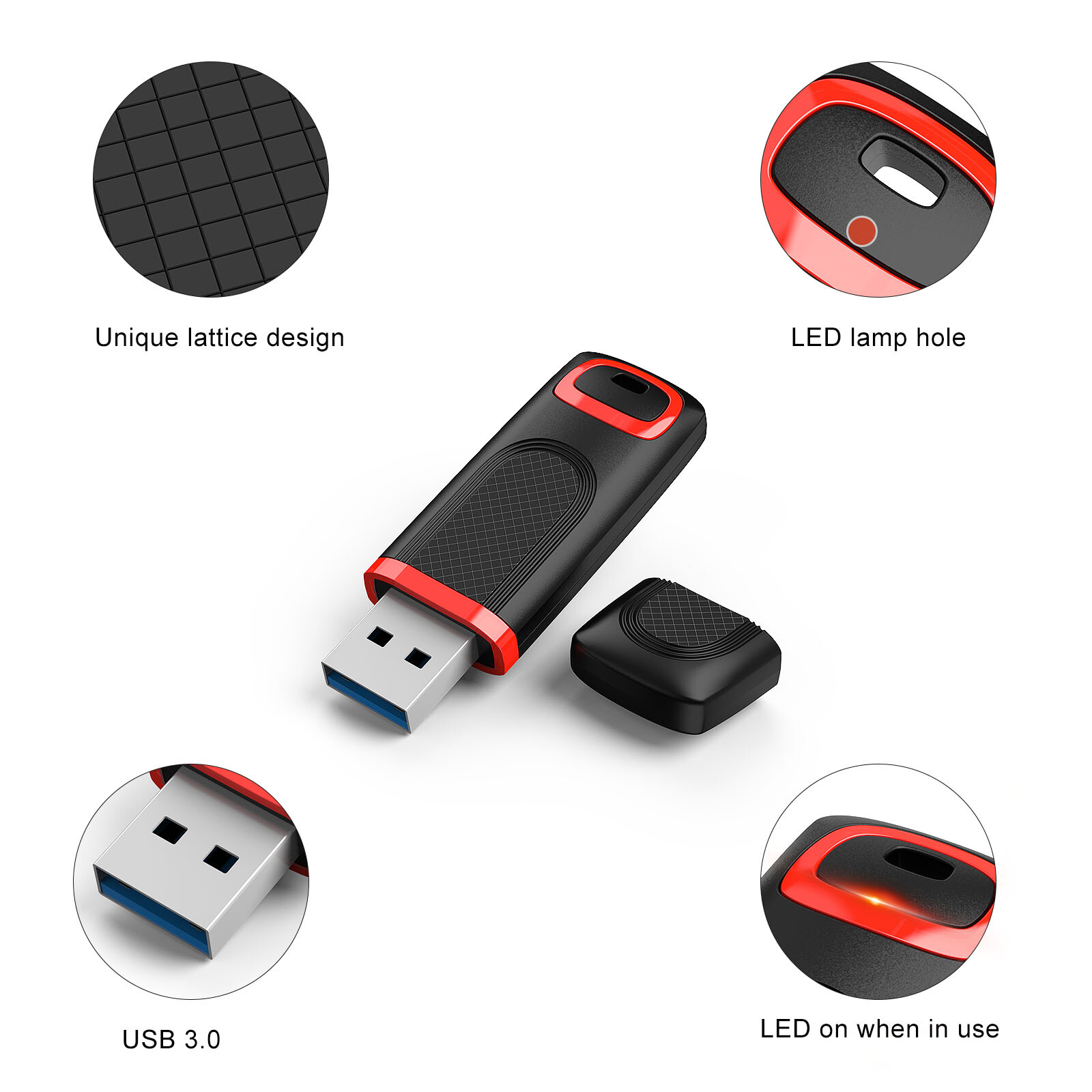 USB 3.0 Flash Drive 32GB 64GB 128GB Memory Stick Thumb Stick Lot Pack