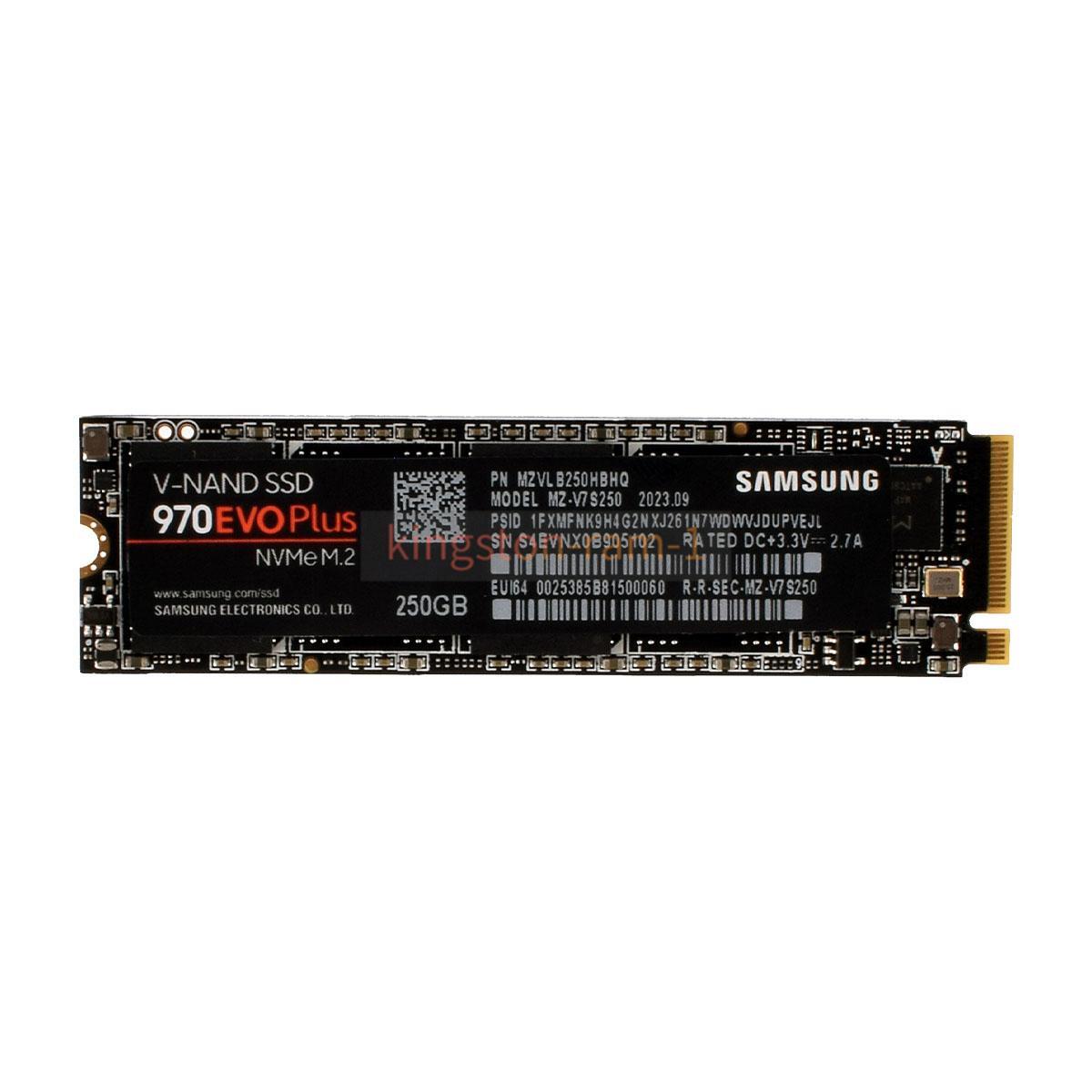 Samsung SSD 970 EVO Plus 1TB 2TB 500GB 250GB PCIe M2 NVMe 3500MB/s for Laptop