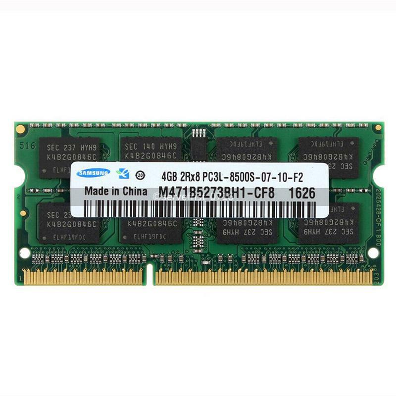 SAMSUNG 8 GB 2x 4 GB DDR3L Memory RAM 1066 MHz PC3L-8500S SODIMM Laptop 1.5V kit