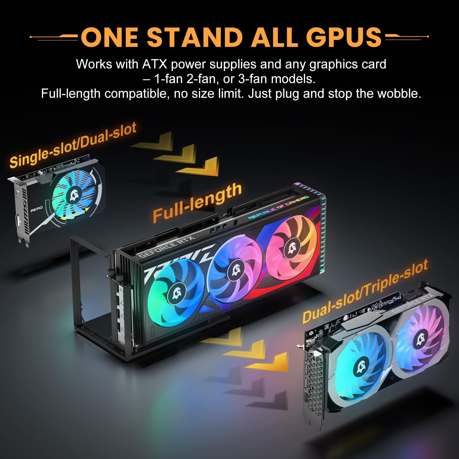 PCIe 4.0 x4 64Gbps Compatible eGPU Dock, with OCuLink SFF-8612 8311 to PCIe x…