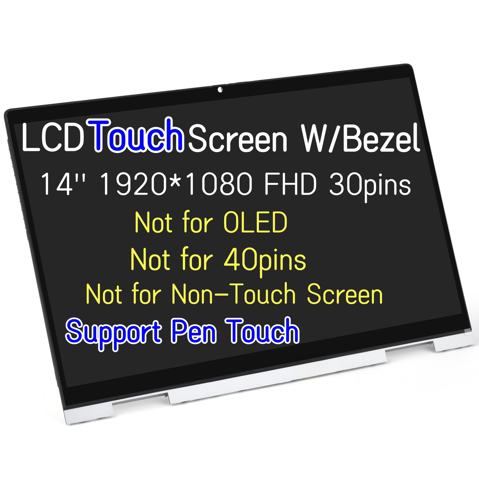 LED LCD Touch Screen Display Assembly 14.0″ for HP Envy x360 2-in-1 14-es1023dx