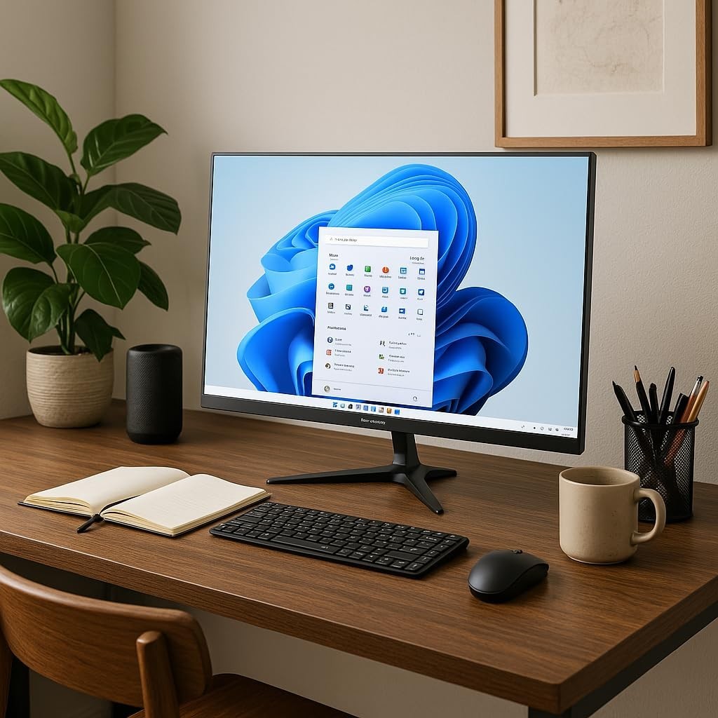 Supersonic 24″ Windows All-In-One Desktop Computer Intel N100 8GB RAM 256GB SSD