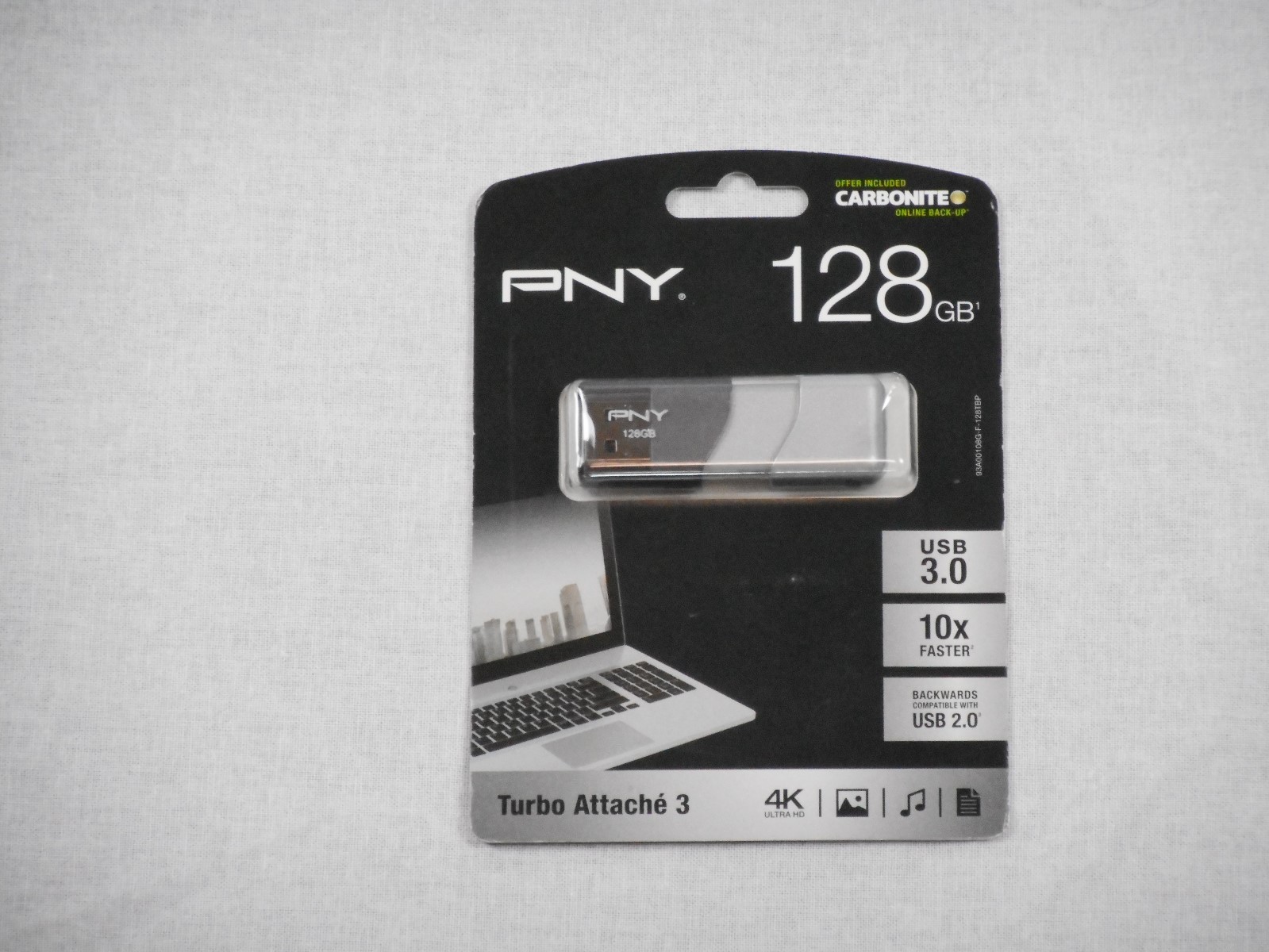 PNY 128GB Turbo Attache 3 USB 3.0 (P-FD128TBOP-GE)