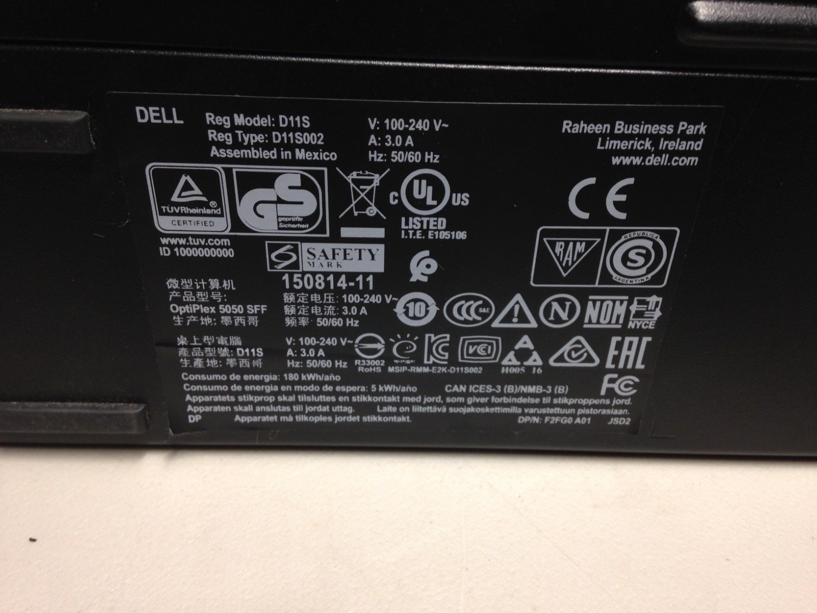 Dell Optiplex 5050 SFF Desktop PC Intel I7-6700 8GB RAM NO DRIVE/OS TESTED WORKS