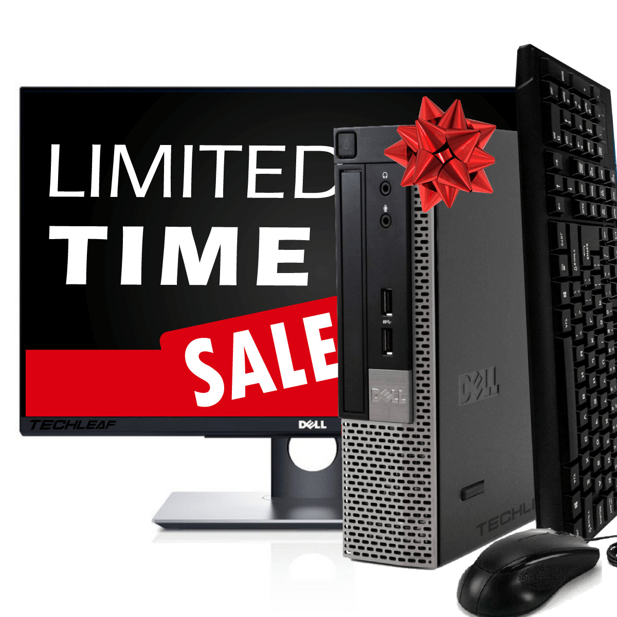 Dell i5 Desktop Computer PC | up to 16GB RAM, 4TB SSD, 22″ LCD | Windows 10 WiFi