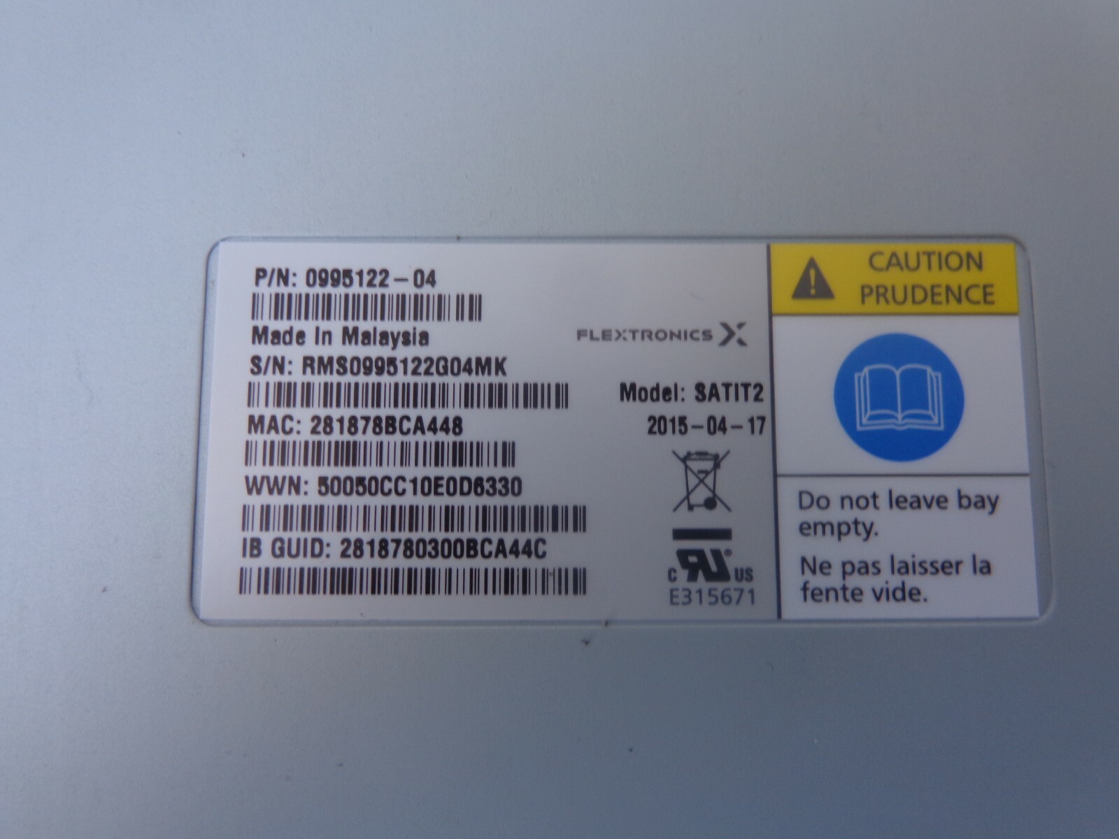 Microsoft HB-1235 StorSimple 8100 Cloud Storage Array 4 x 400Gb SSD 8 x 4TB SAS