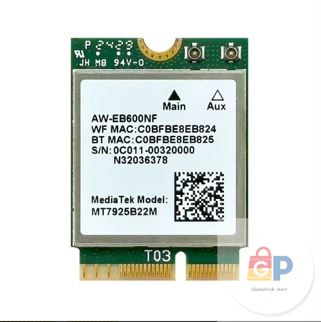 WiFi 7 MT7925 M.2 Key E Card 5400Mbps MT7925B22M Tri-band BT5.3 Wireless Adapter