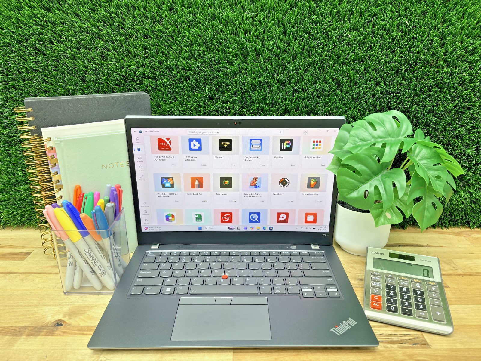 Lenovo ThinkPad T14s Gen 2 Intel i7-11th Gen 3.00GHz 16GB RAM 256GB SSD Win11 P*