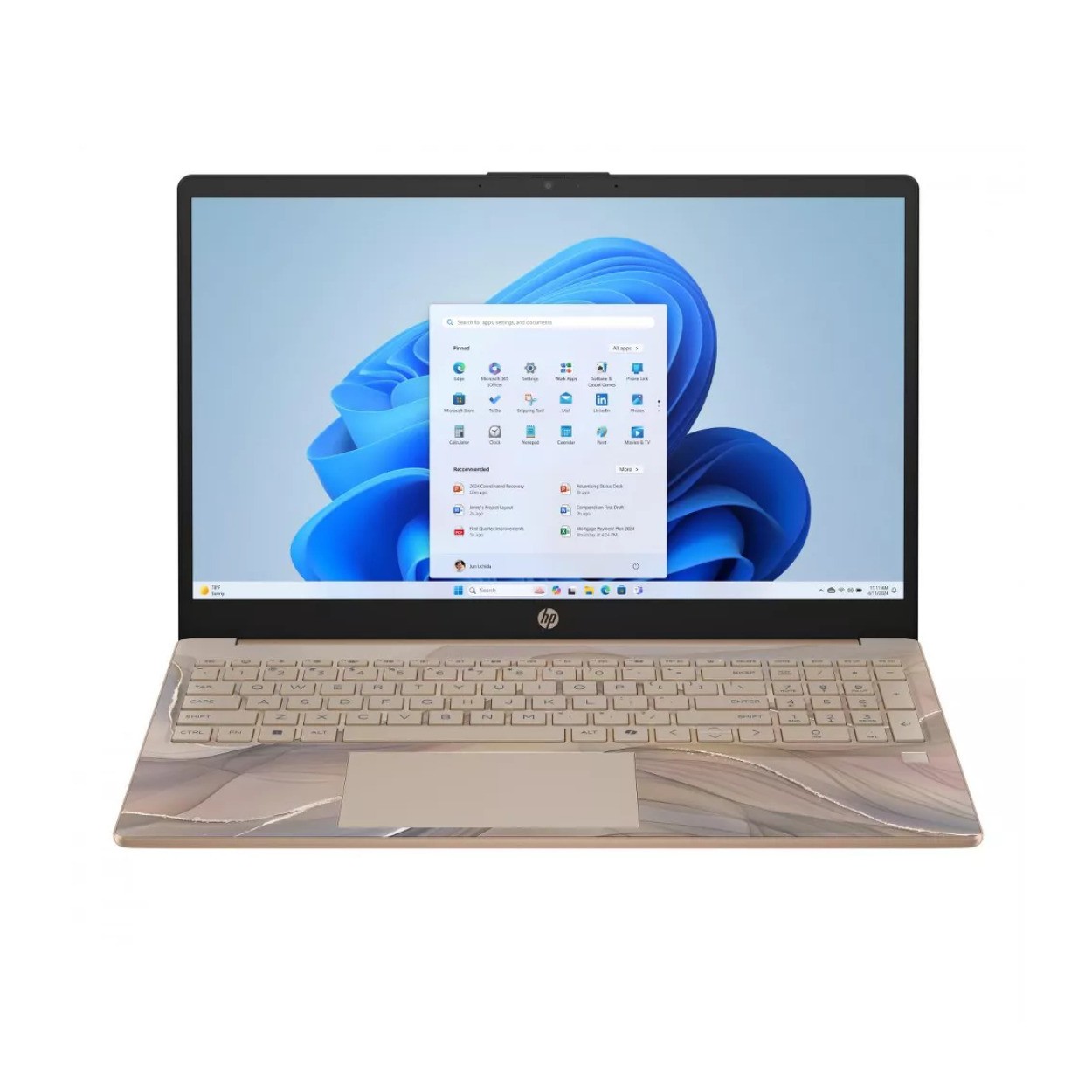HP 15-fd0124ds 15.6-Inch HD Touch, Intel N-Series 4GB RAM 128GB UFS Win11 Home S