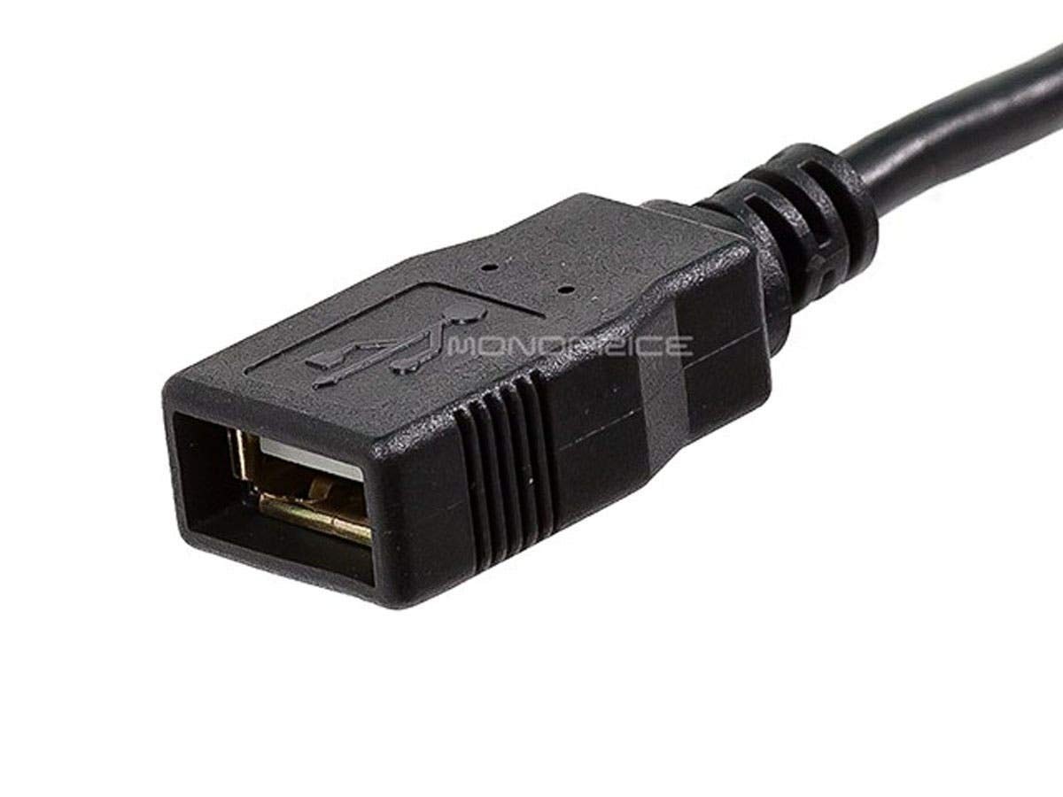 Reliable USB 2.0 Type-A Extension Cable – 3 Feet with Gold Plated Connectors