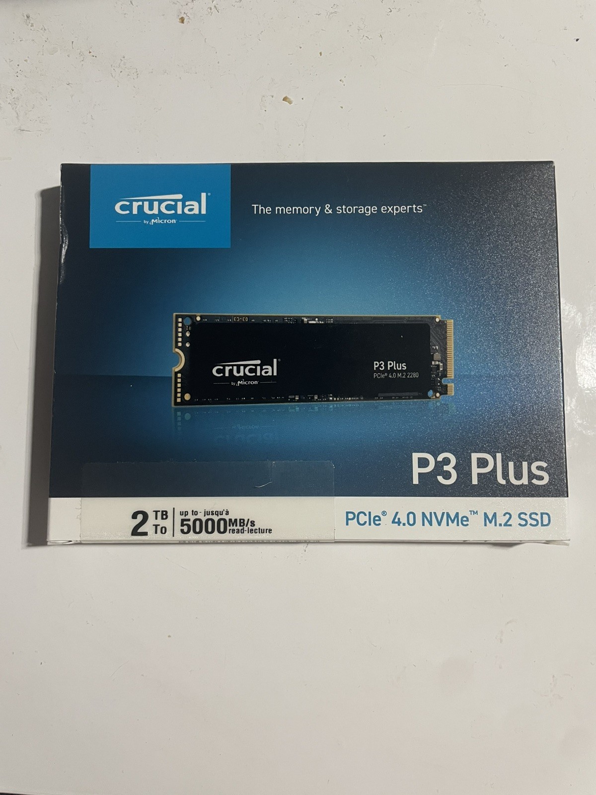 Crucial P3 Plus 2TB NVMe M.2 PCIe 4.0 Internal SSD Solid State Drive 5000MB/s