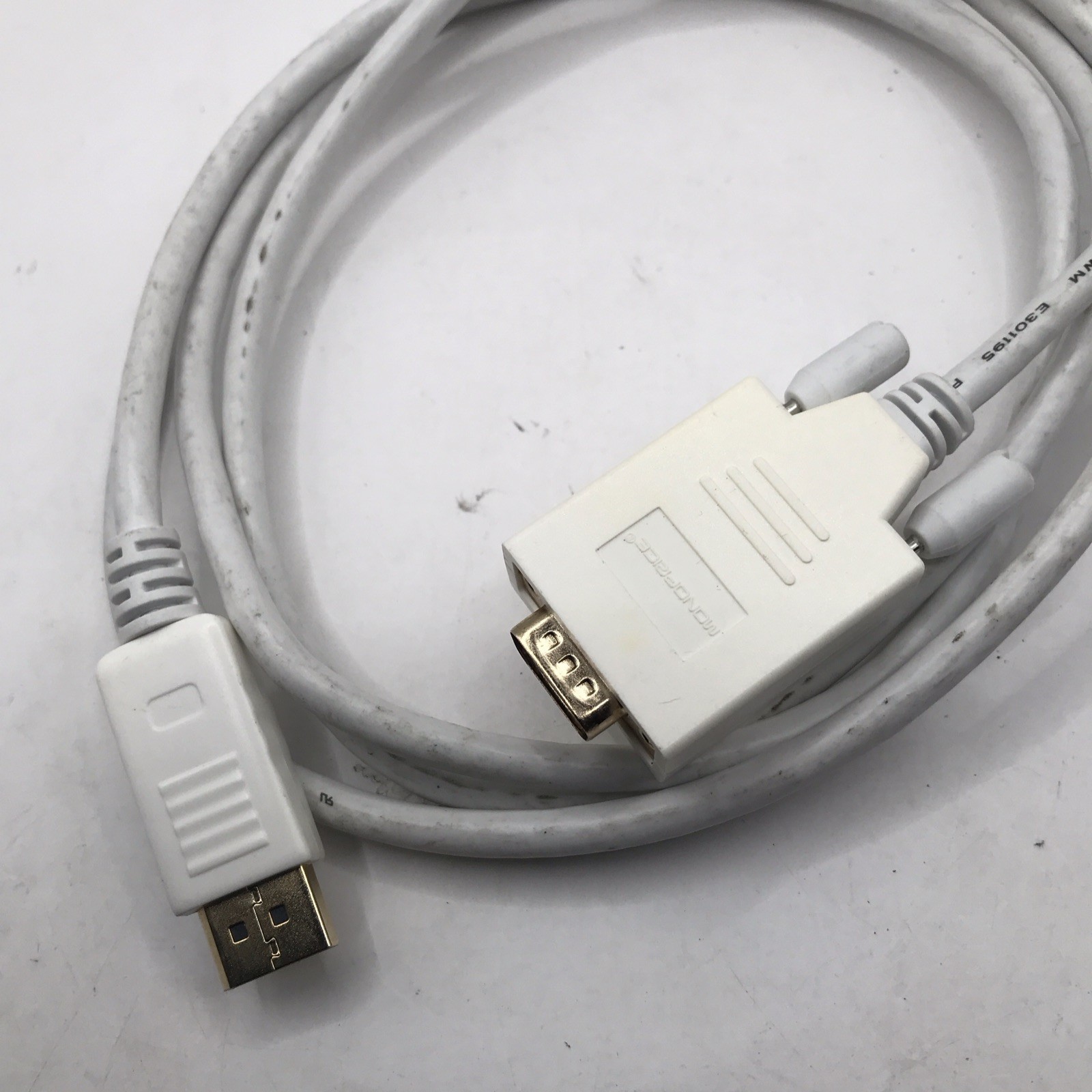 DisplayPort Male to VGA/SVGA D-Sub Male Cable 6ft
