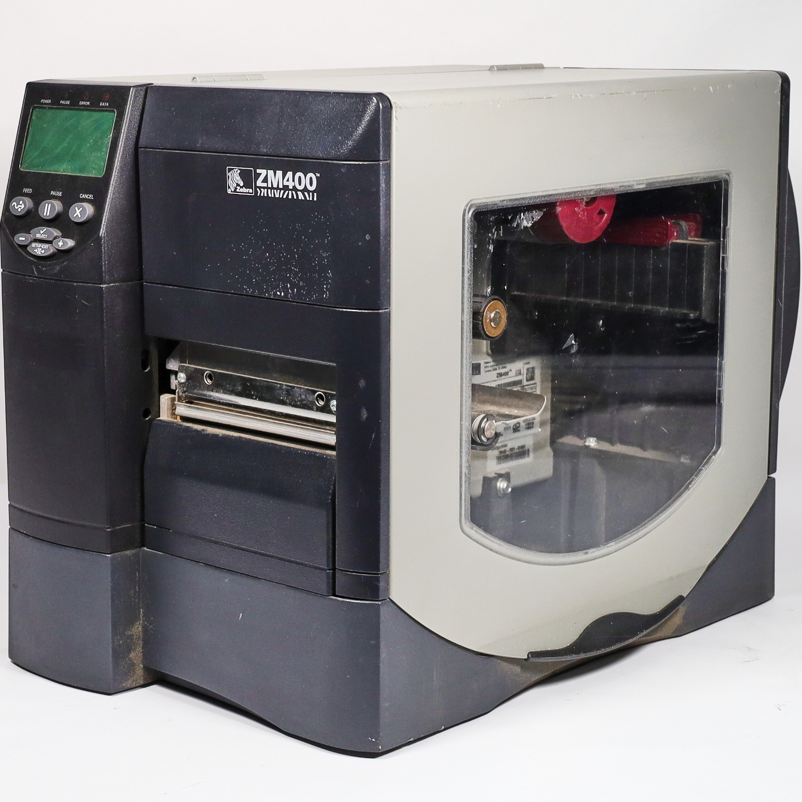 Zebra ZM400 FedEx Direct Thermal Label Printer USB Ethernet Peel Rewind