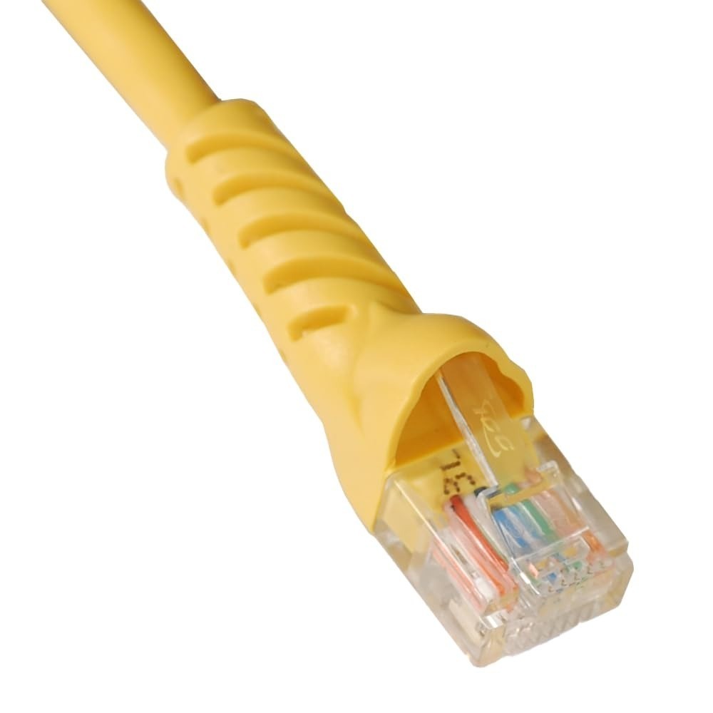 ICC Cat5e Ethernet Patch Cord 25FT 5-Pack Snagless Red Cable