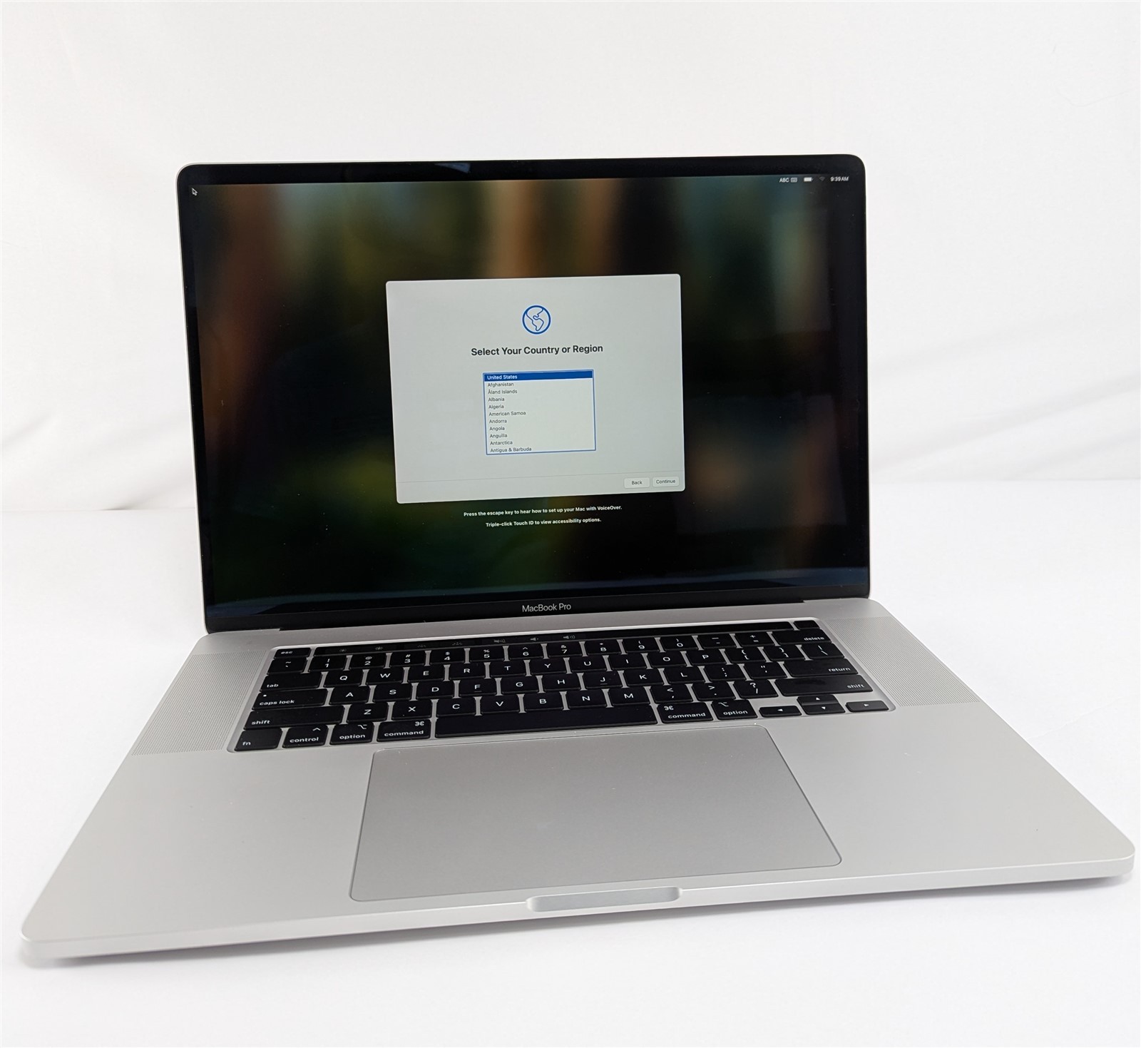 Apple MacBook Pro A2141 2019 16” i7-9750H 2.6GHz 16GB 500GB SSD Radeon 5500M
