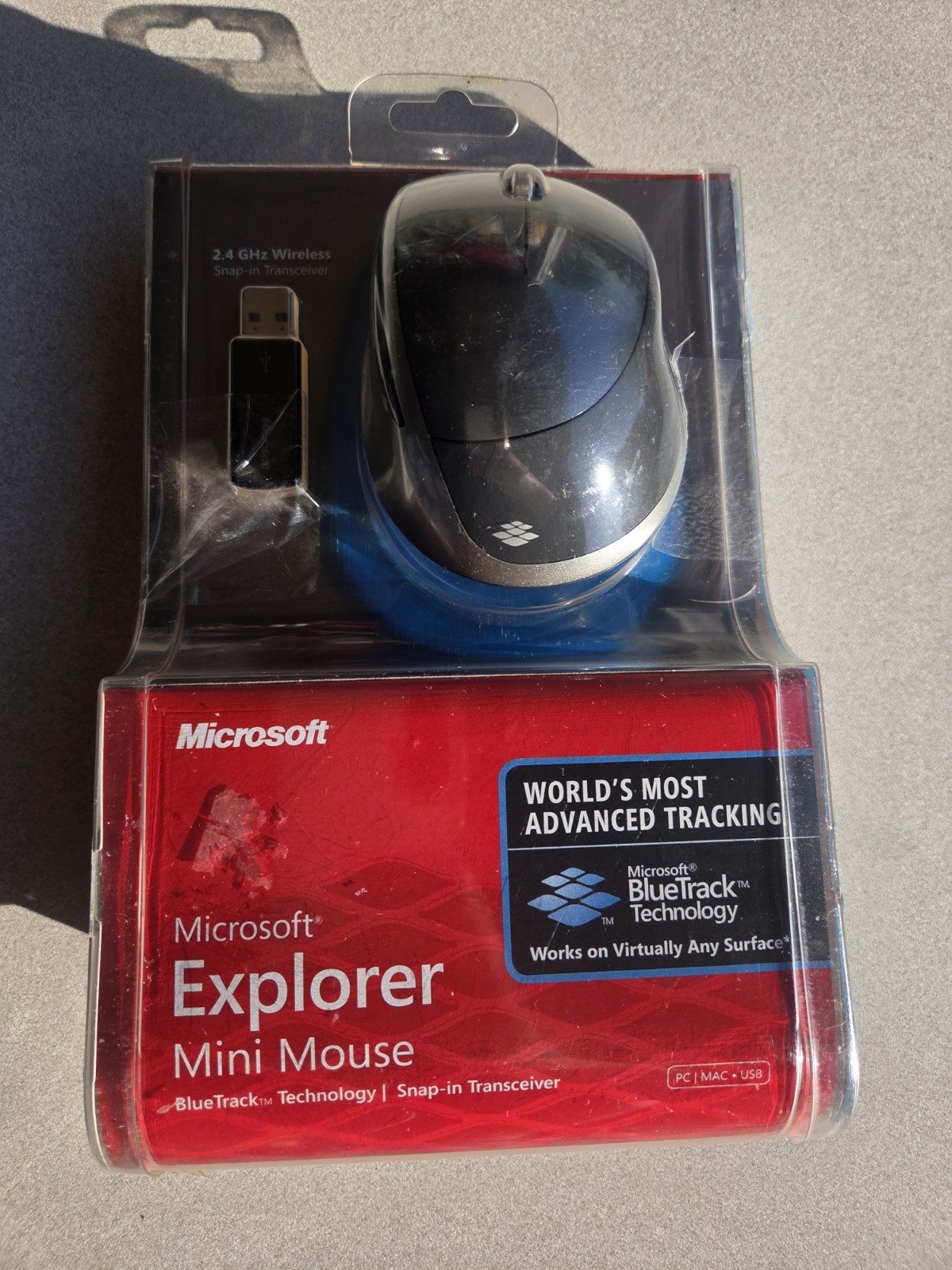 Microsoft Explorer Mini Mouse Wireless BlueTrack USB 2.4GHz