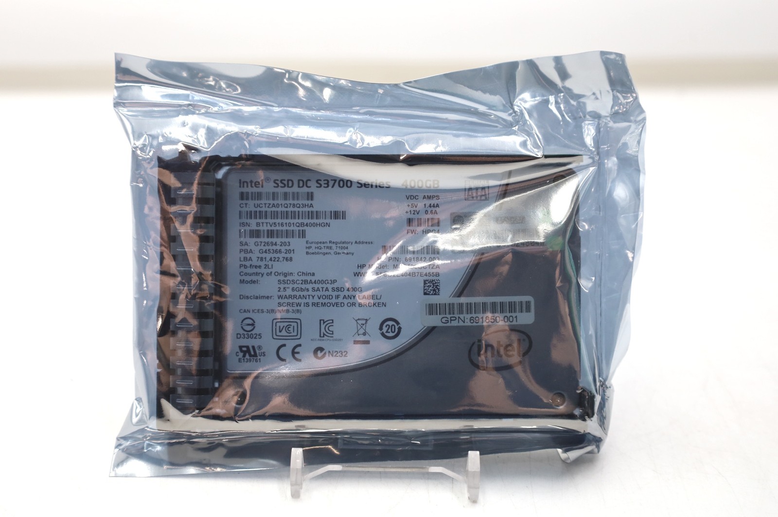 Intel SSD DC S3700 Series 400GB 2.5″ SATA SSD – SSDSC2BA400G3P- *NEW*