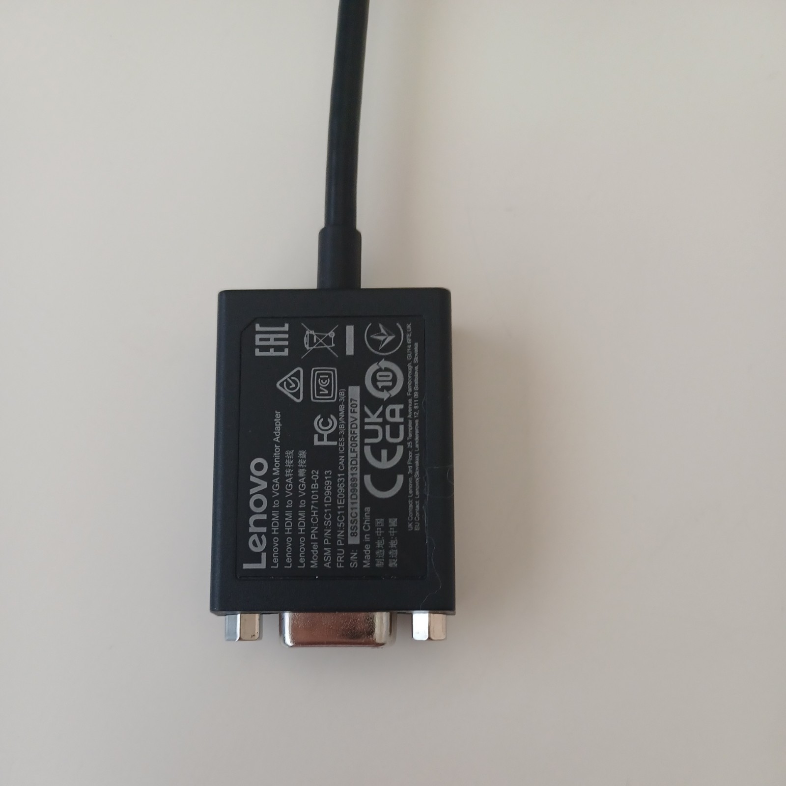 Lenovo HDMI To VGA Monitor Adapter – Brand New