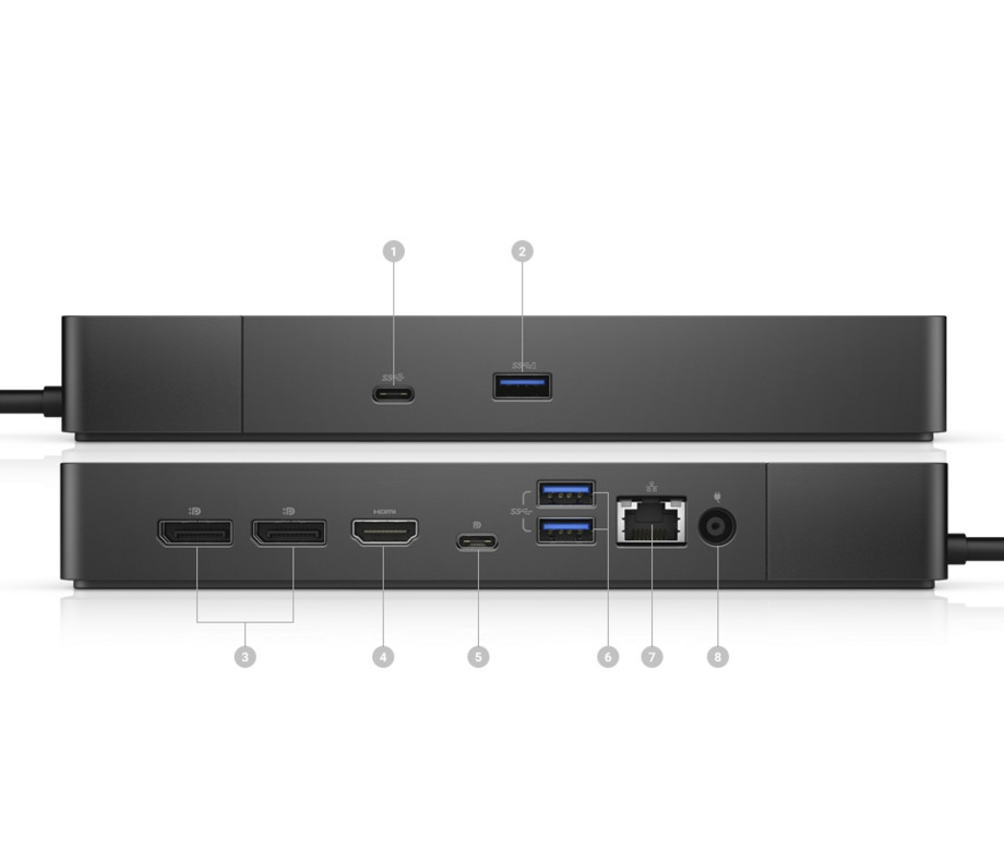 Dell WD19DCS Dual USB Type-C Docking Station + 240W Adapter New Sealed