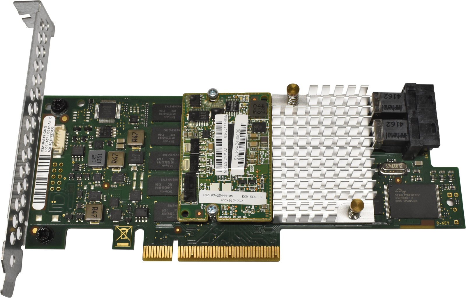Fujitsu D3216-A12 GS2 LSI MR EP400i 12Gb PCle x8 RAID Controller +2x SAS Cables