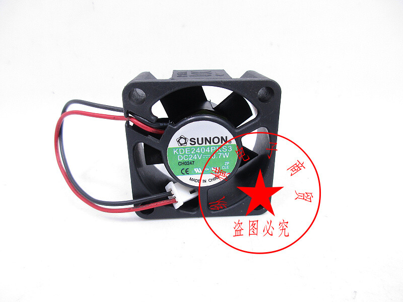 SUNON KDE2404PKS3 4020 4cm DC 24V 0.7W Cooling Fan