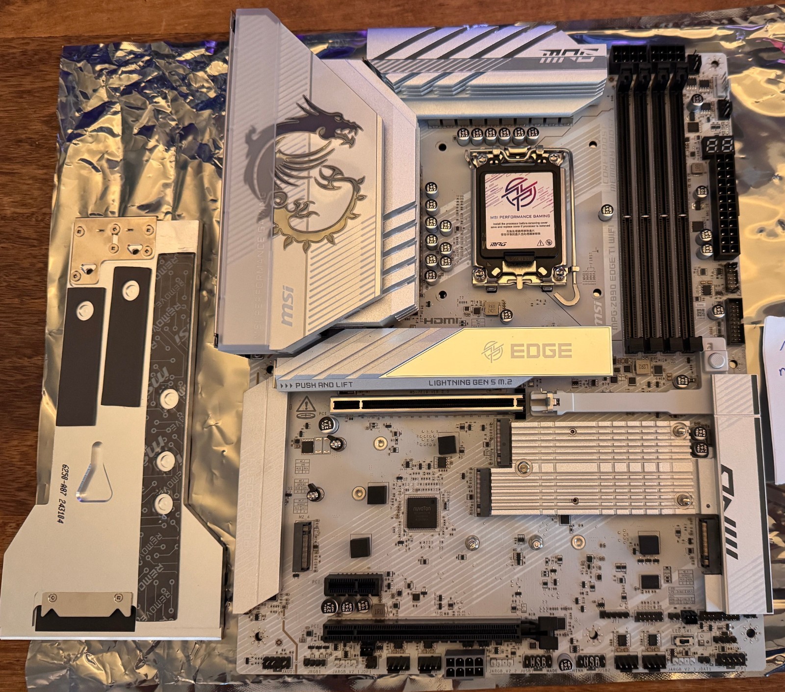 MSI MPG Z890 Edge Ti WiFi 7 Intel Core Ultra LGA 1851 Motherboard