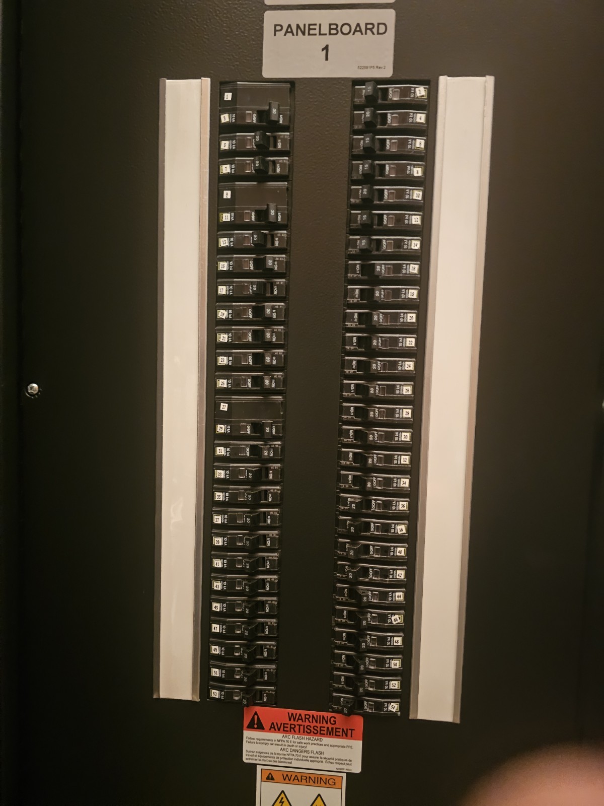 Liebert PPA050C331S6448 480V 3P power Distribution Unit 208/120