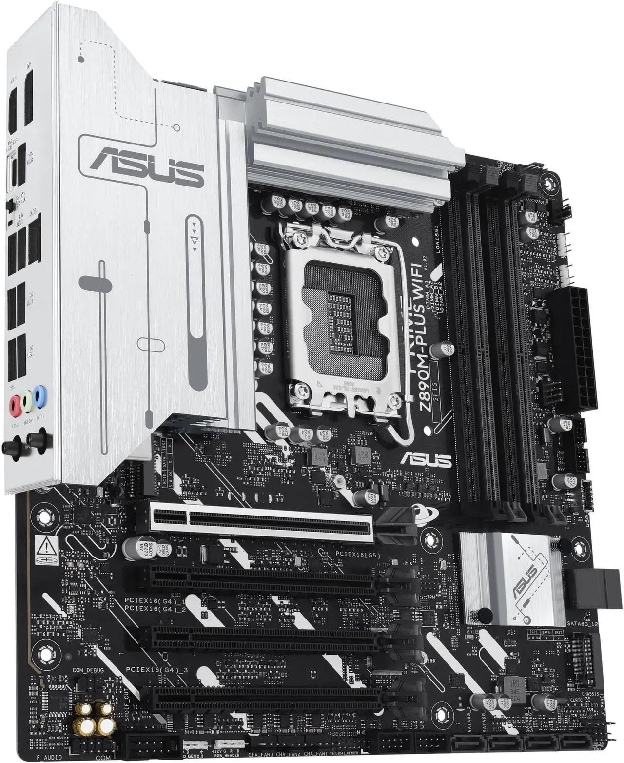 ASUS PRIME Z890M-PLUS WIFI Intel LGA 1851 mATX DDR5 Desktop Motherboard